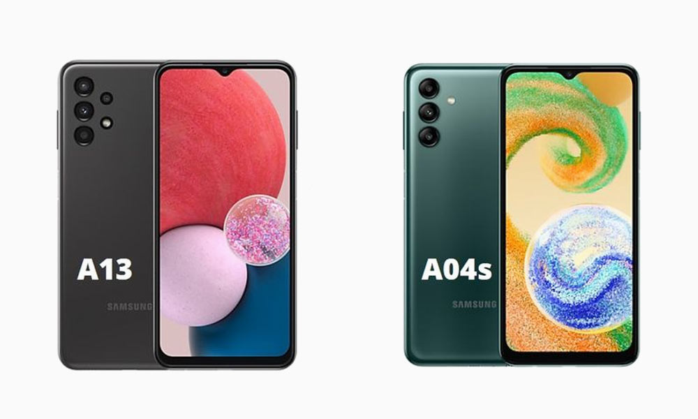 compare samsung a04s and a13