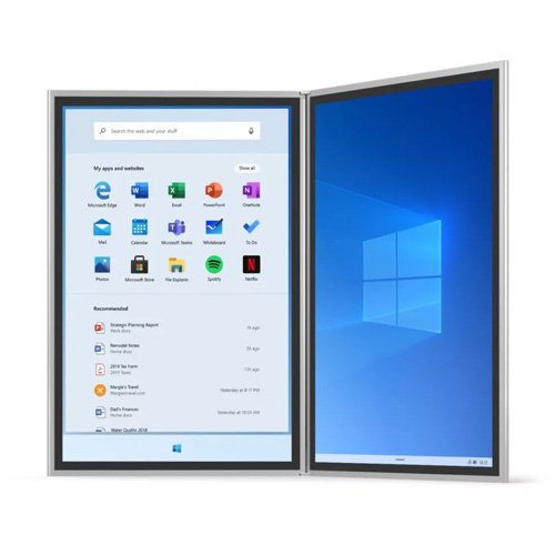 طراحی جدید سیستم عامل ویندوز برای دستگاه‌های تاشو و یا صفحه نمایش دوگانه