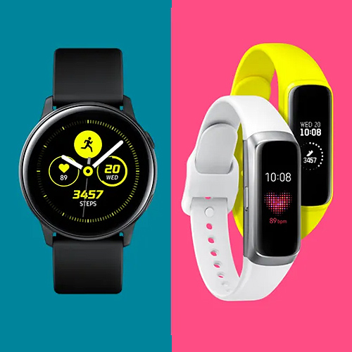 سامسونگ ساعت هوشمند Galaxy Watch Active و دستبند تناسب اندام Galaxy Fit را معرفی کرد