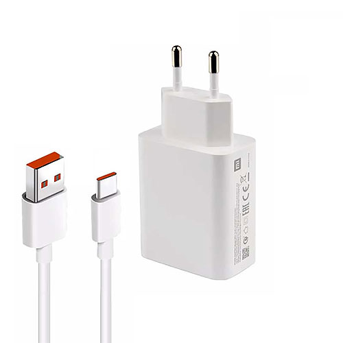 شارژر دیواری شیائومی مدلpoco F3 به همراه کابل تبدیل USB-C