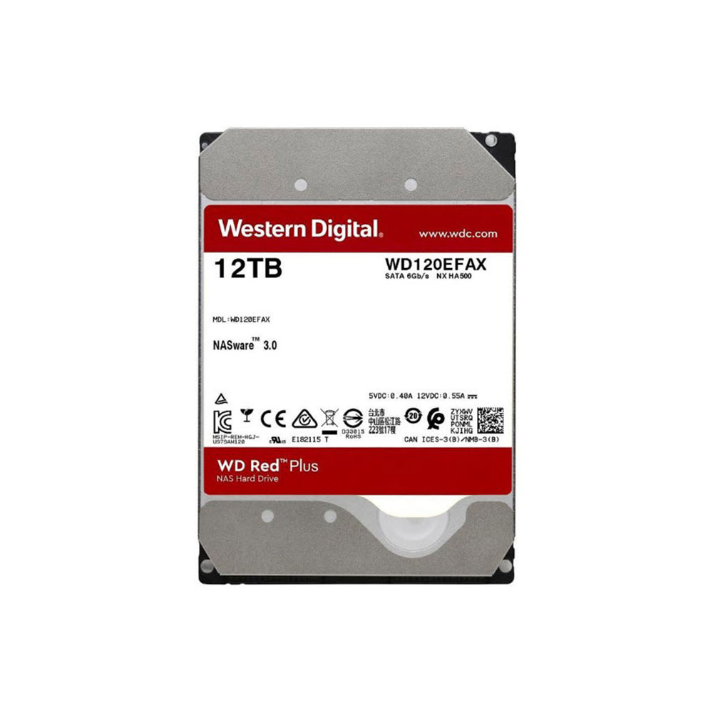 Western digital WD120EFBX Red Plus 12TB 512MB Cache NAS Internal Hard Drive