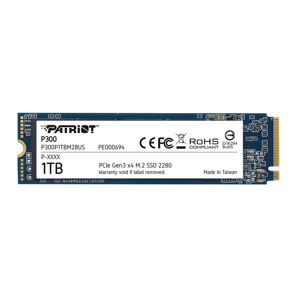 Patriot P300 1TB M.2 PCIe Gen 3 x4 Solid State Drive