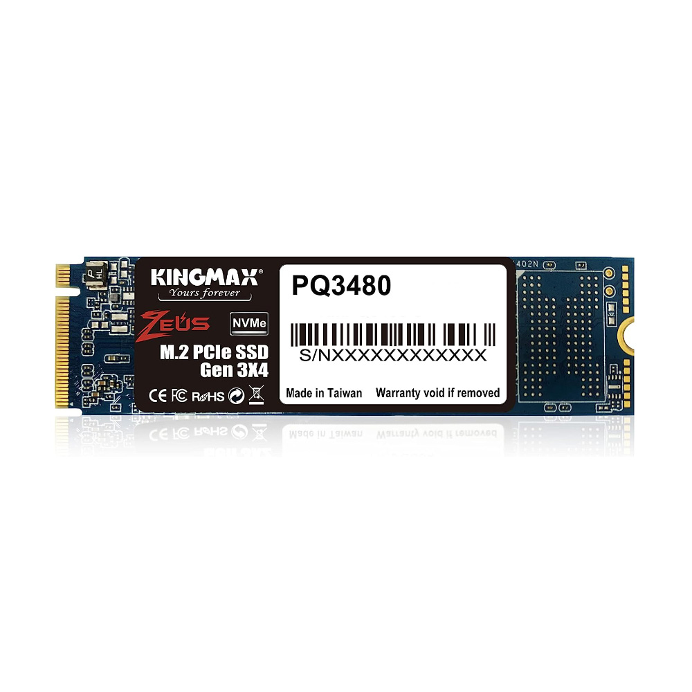 KINGMAX PQ3480 M.2 NVMe PCIe Gen3 x4 1TB Internal SSD