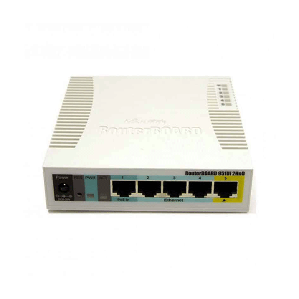 MikroTik RB951Ui-2HnD 2.4Ghz Wireless SOHO Gigabit Access Point