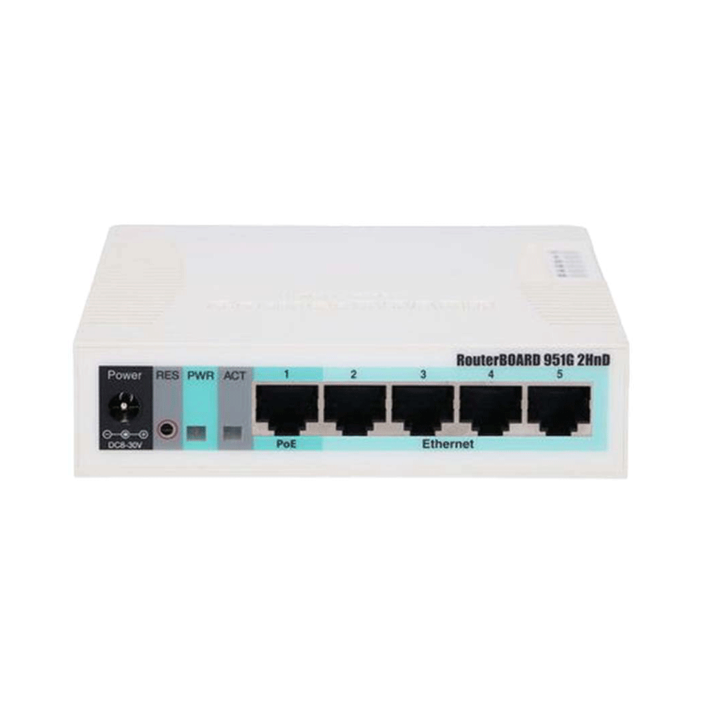 MikroTik RB951G-2HnD 2.4Ghz Wireless SOHO Gigabit Access Point