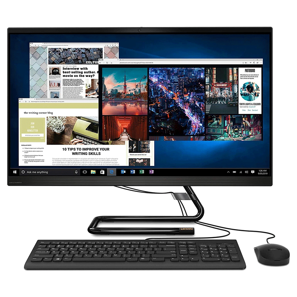 LENOVO AIO3 I5(10400) 8GB 1TB - 2GB RADEON 24&quot; TOUCH- All in On PC