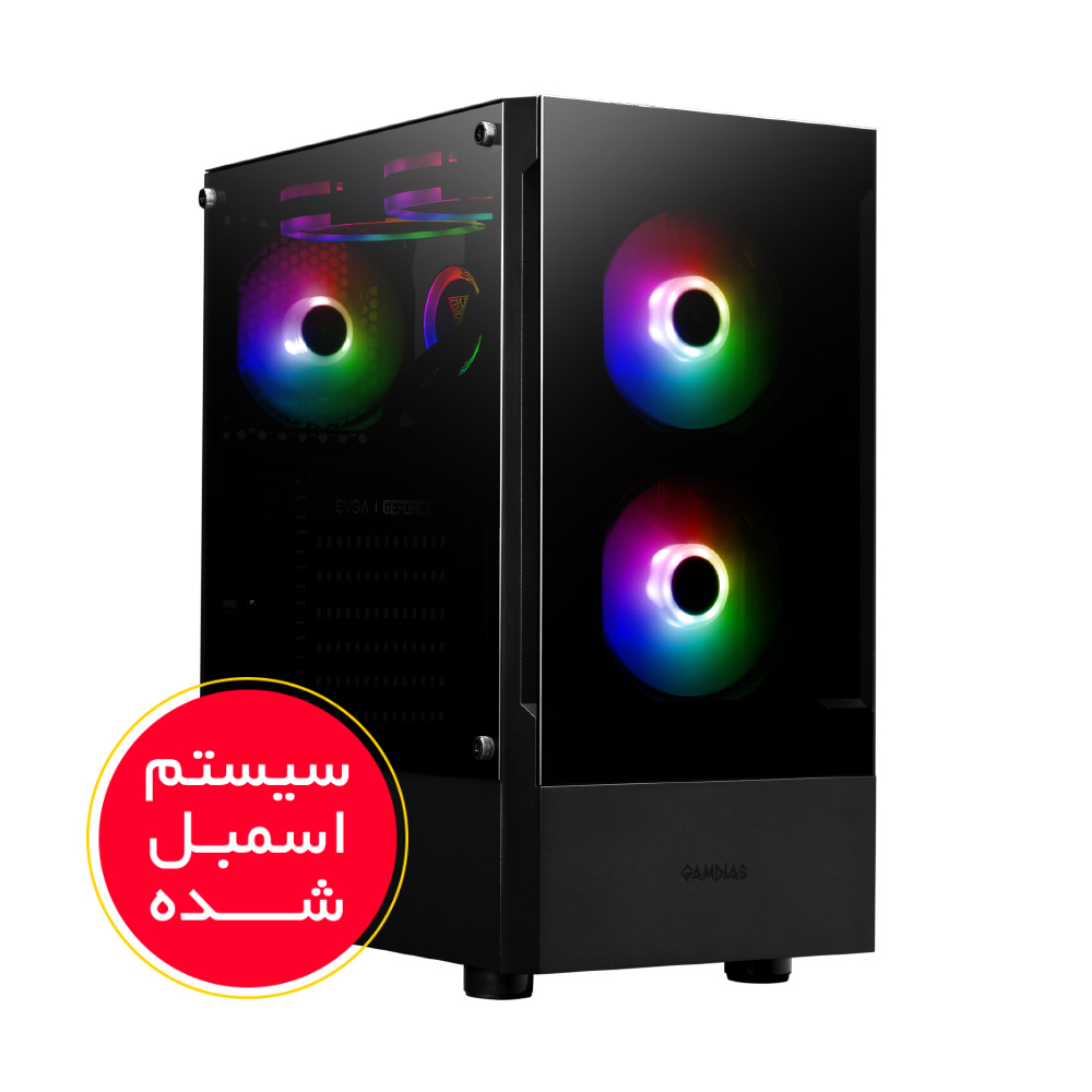 AtraMart Assembled Gaming PC Intel Core i3-12100/H610/16GB DDR4/1TB HDD/512GB SSD/RX6600XT 8GB