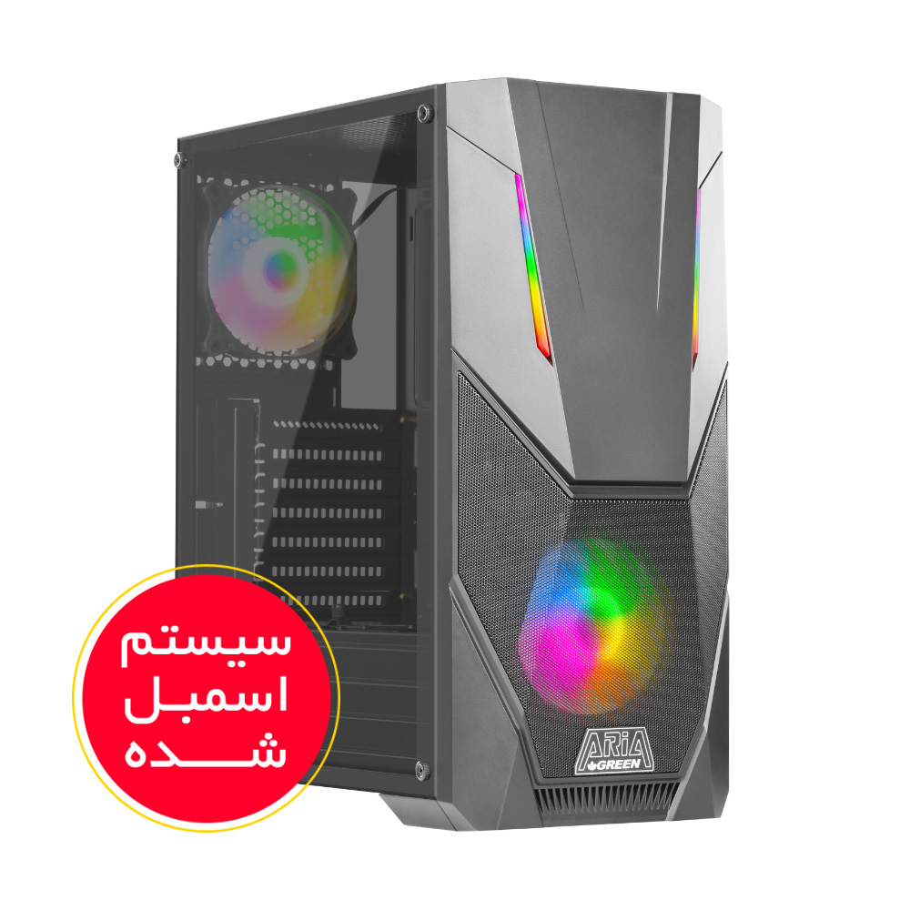 AtraMart Assembled PC For Photo Editing Graphic Design Intel Core i3-12100/H610/16GB DDR4/1TB HDD/256GB SSD/Intel UHD 730