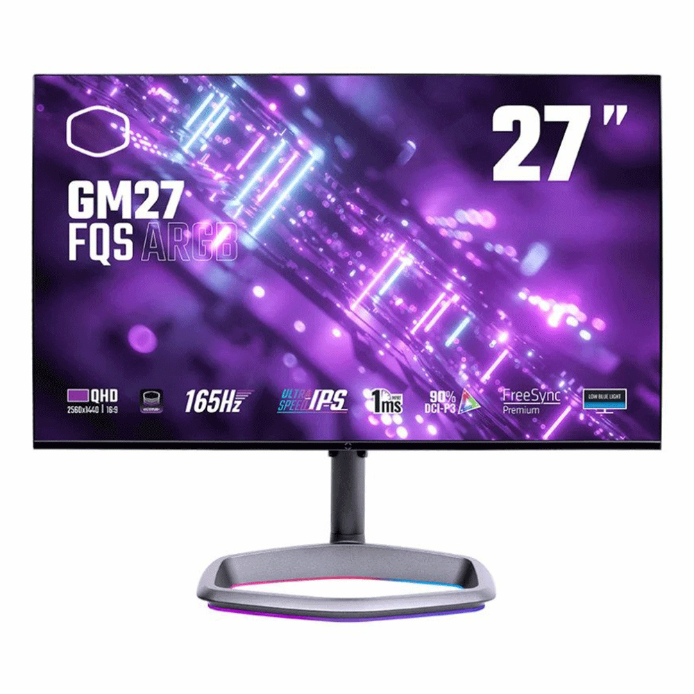 GM27-FQS ARGB 27 Inch Flat Gaming Monitor