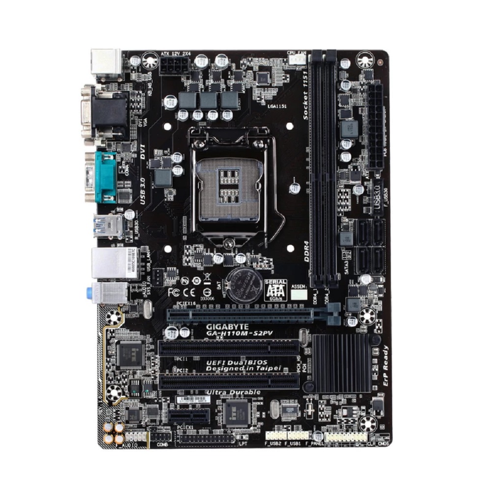 GiGABYTE GA-H110M-S2PV (rev. 1.0) DDR4 LGA1151 Motherboard