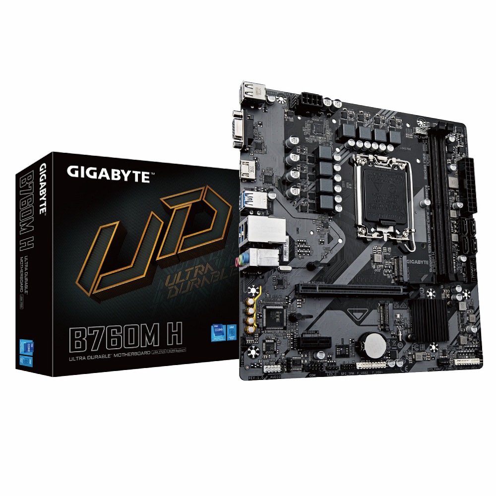 GiGABYTE B760M H DDR4 LGA1700 Motherboard