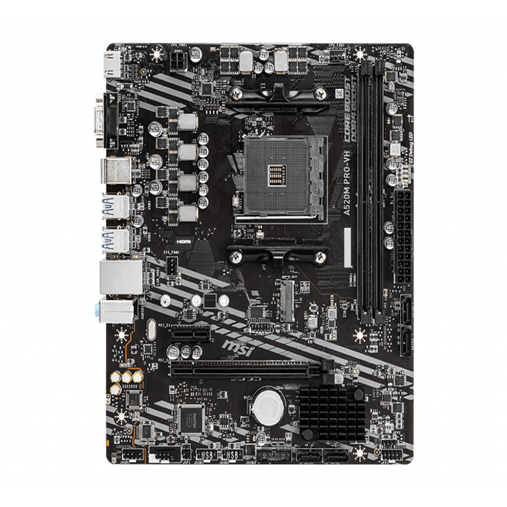 MSI A520M PRO-VH AM4 Motherboard