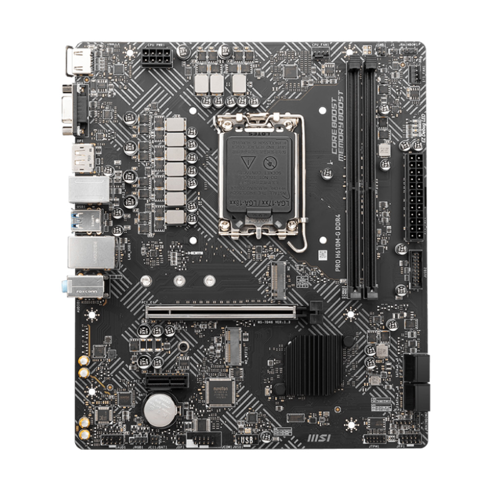 MSI PRO H610M-G DDR4 LGA1200 Motherboard