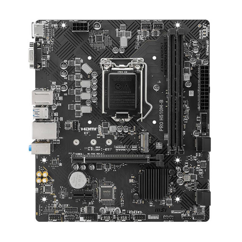 MSI PRO H510M-B Intel LGA 1200 M-ATX Motherboard