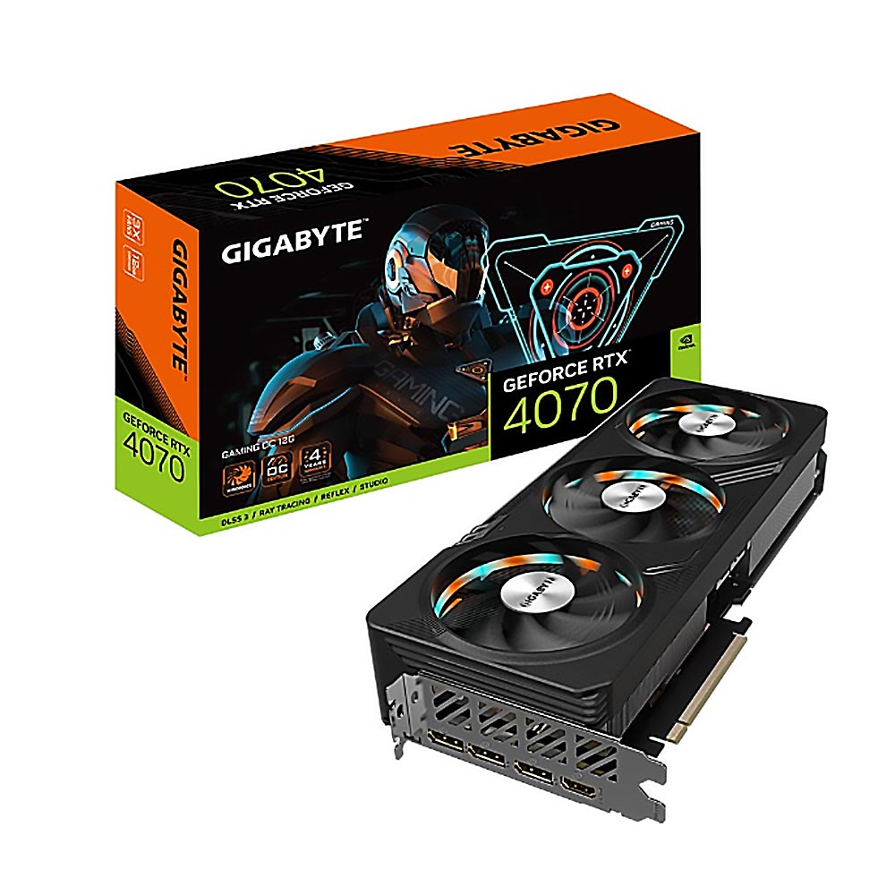 GigaByte GeForce RTX­­™ 4070 GAMING OC 12G Graphics Card