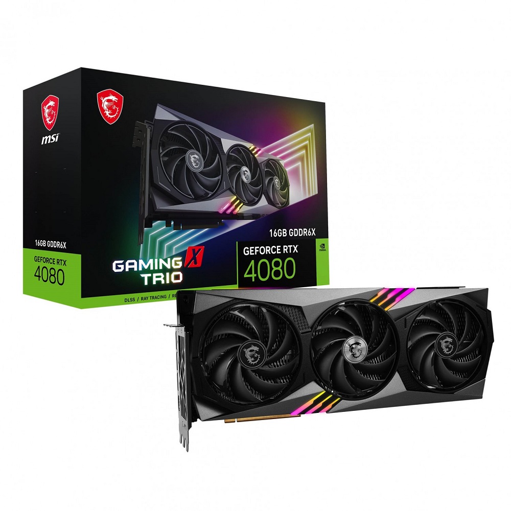 Msi RTX 4080 GAMING TRIO 16GB GDDR6X Graphics Card