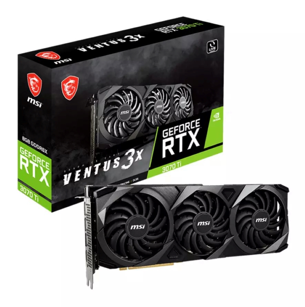 MSI GeForce RTX 3070 Ti VENTUS 3X 8G OC GDDR6X Graphics Card