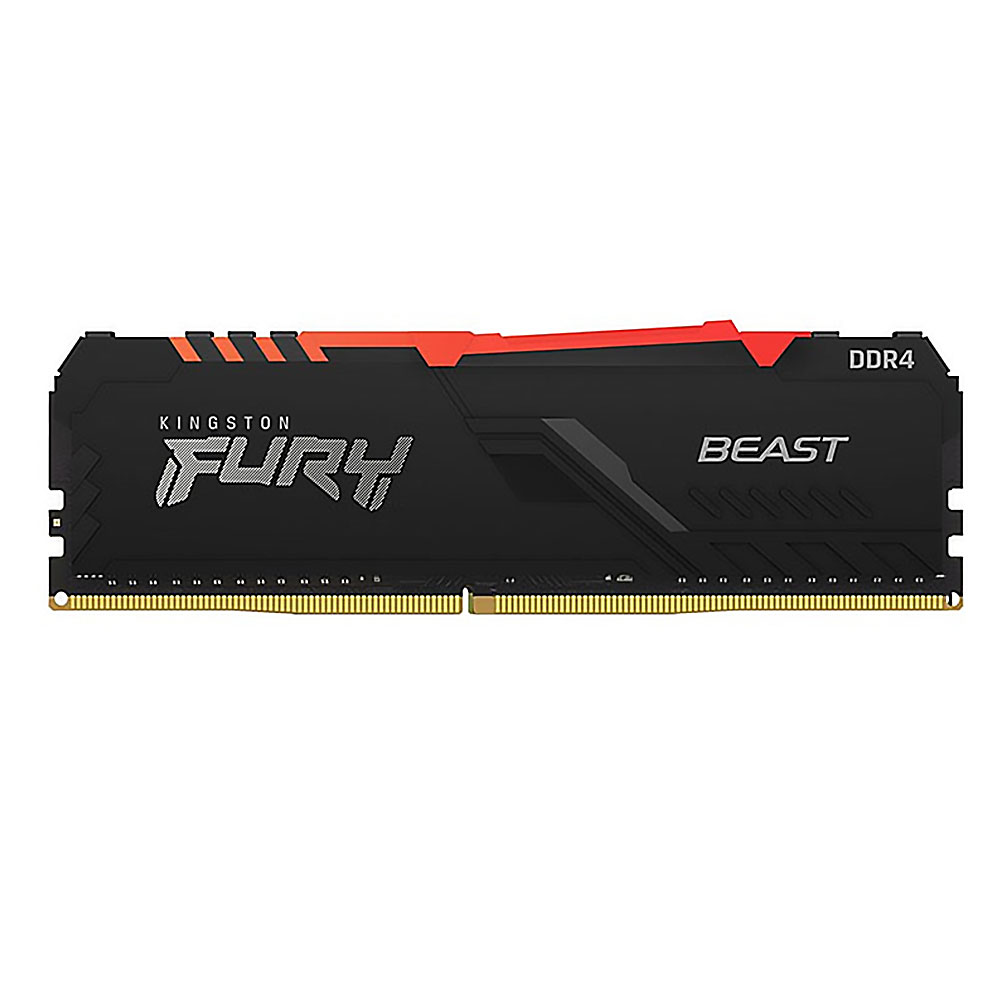 Kingston HyperX FURY Beast RGB DDR4 16GB 3200MHz CL16 Dual Channel Desktop RAM