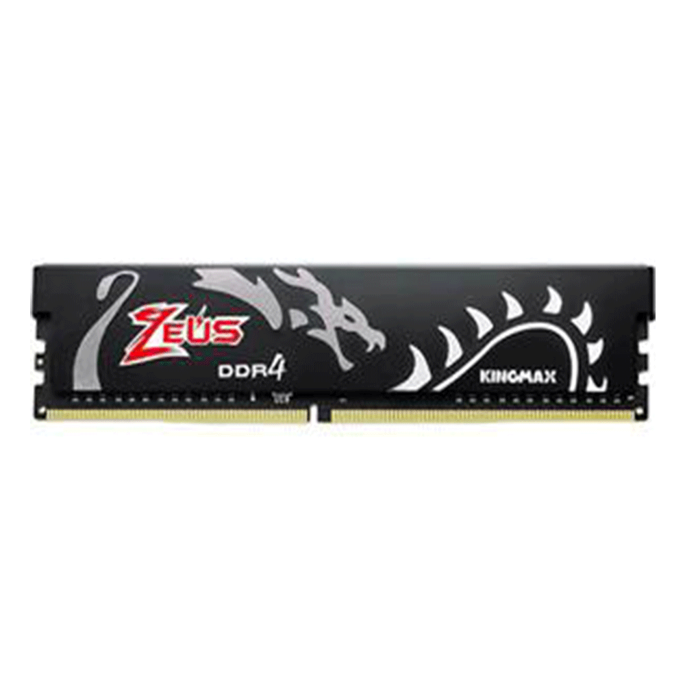 Kingmax Zeus DDR4 3000MHz CL16 Single Channel Desktop RAM - 16GB