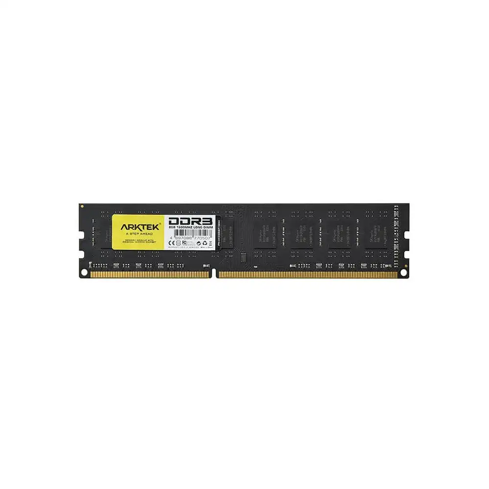 ARKTEK DDR3 1600MHz CL10 Single Channel Desktop RAM - 4GB