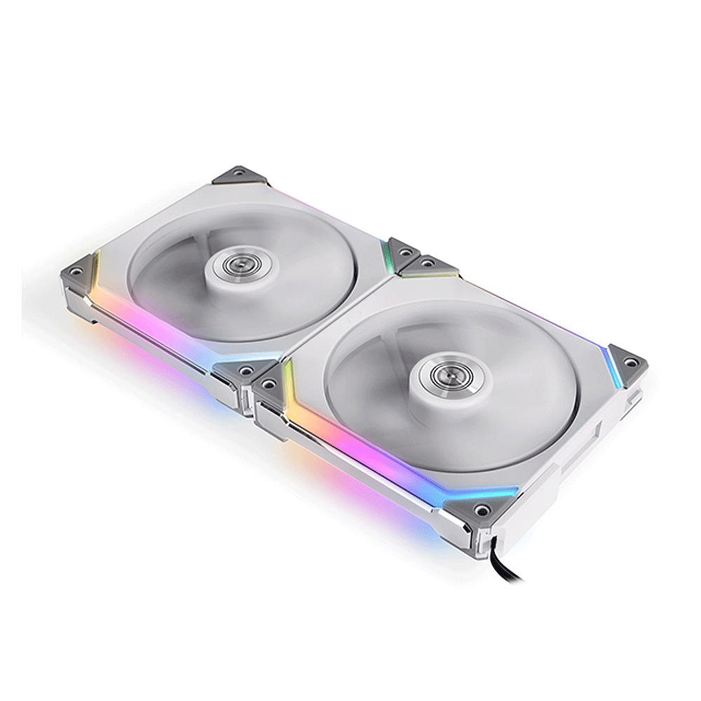 LIAN LI UNI FAN SL140 RGB White 2 in 1 Case Fan With Controller