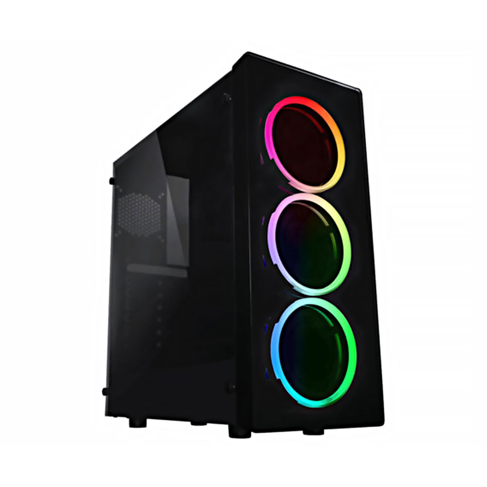 RAIDMAX NEON RGB G21FWB Mid-Tower Case