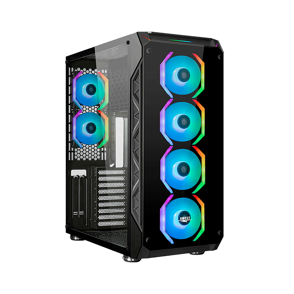 AWEST GT AV401 FB GAMING FULL TOWER CASE