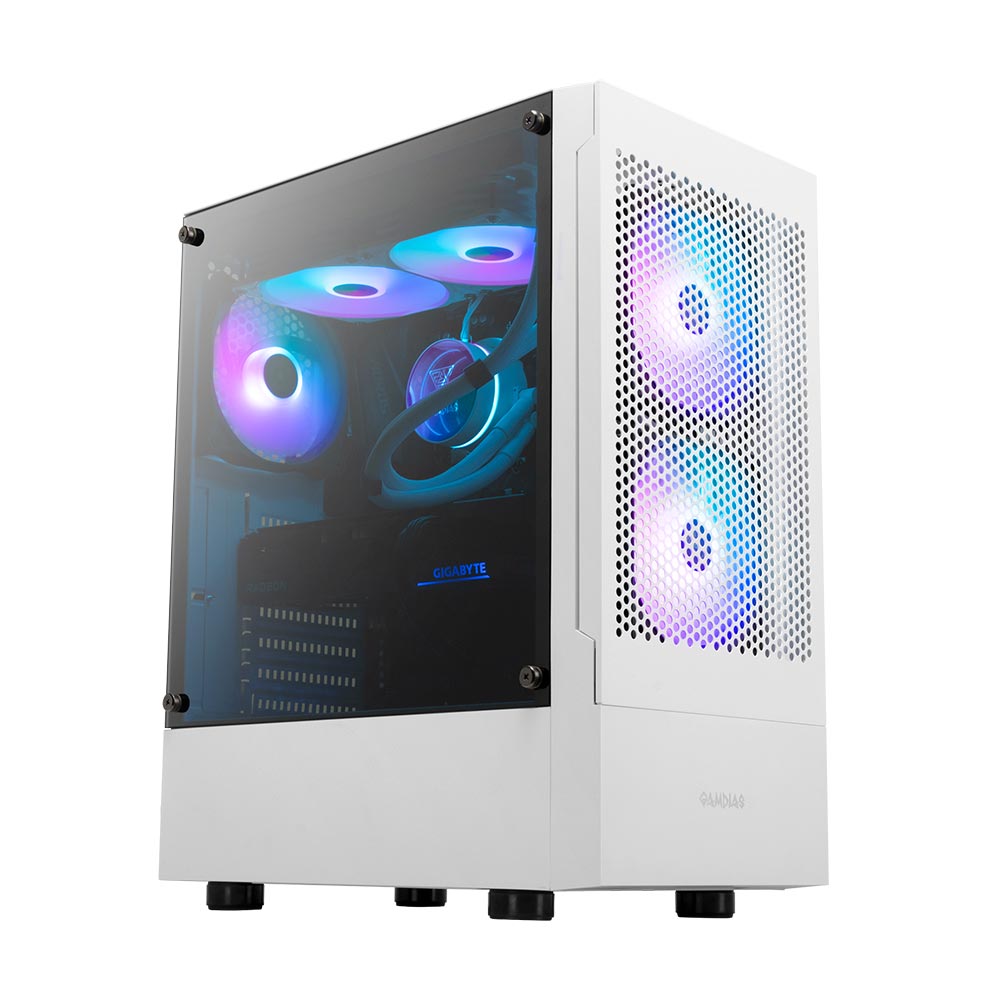 Gamdias TALOS E3 MESH  ARGB  WH Mid Tower Case