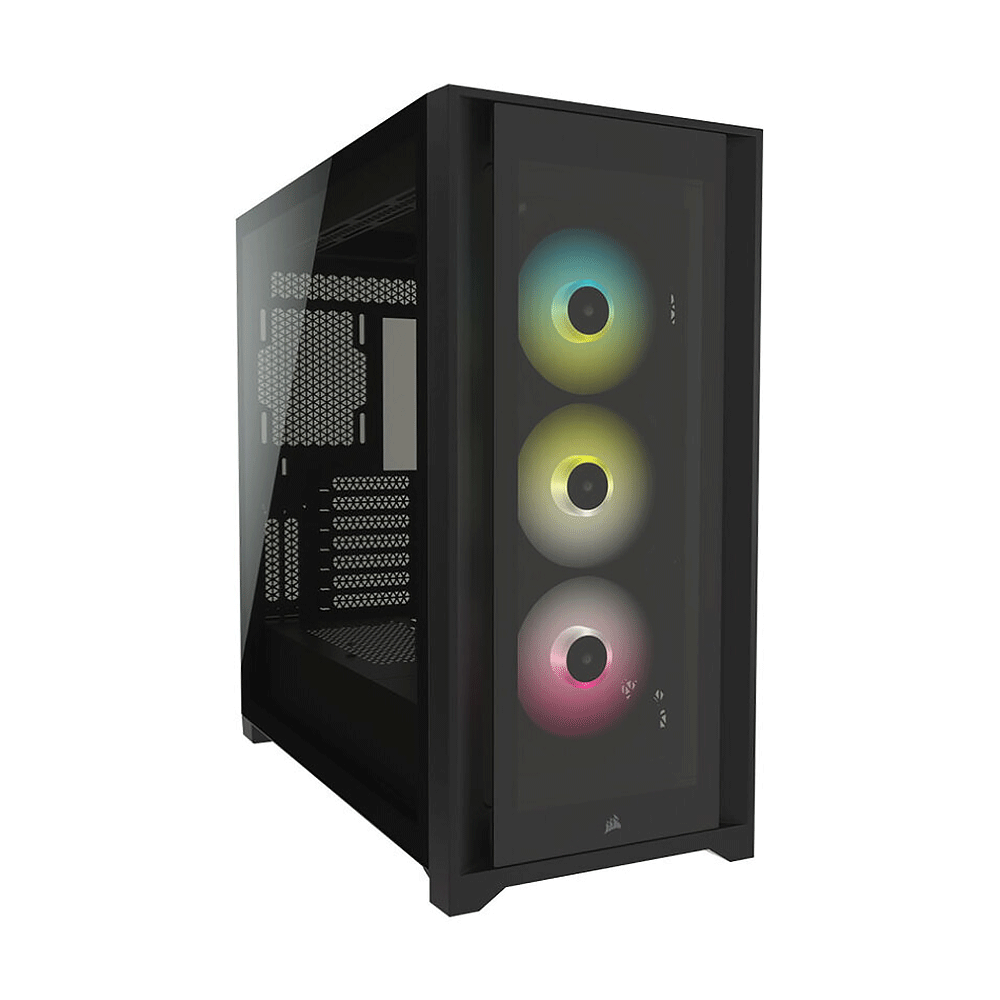 corsair iCUE 5000X RGB Black Tempered Glass Mid Tower Case