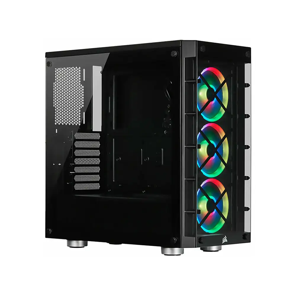 corsair iCUE 465X RGB Black Mid Tower Smart Computer Case