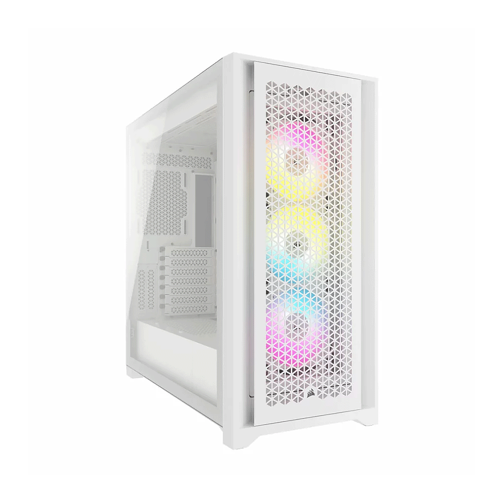 Corsair iCUE 4000D RGB Airflow White Mid-Tower Case