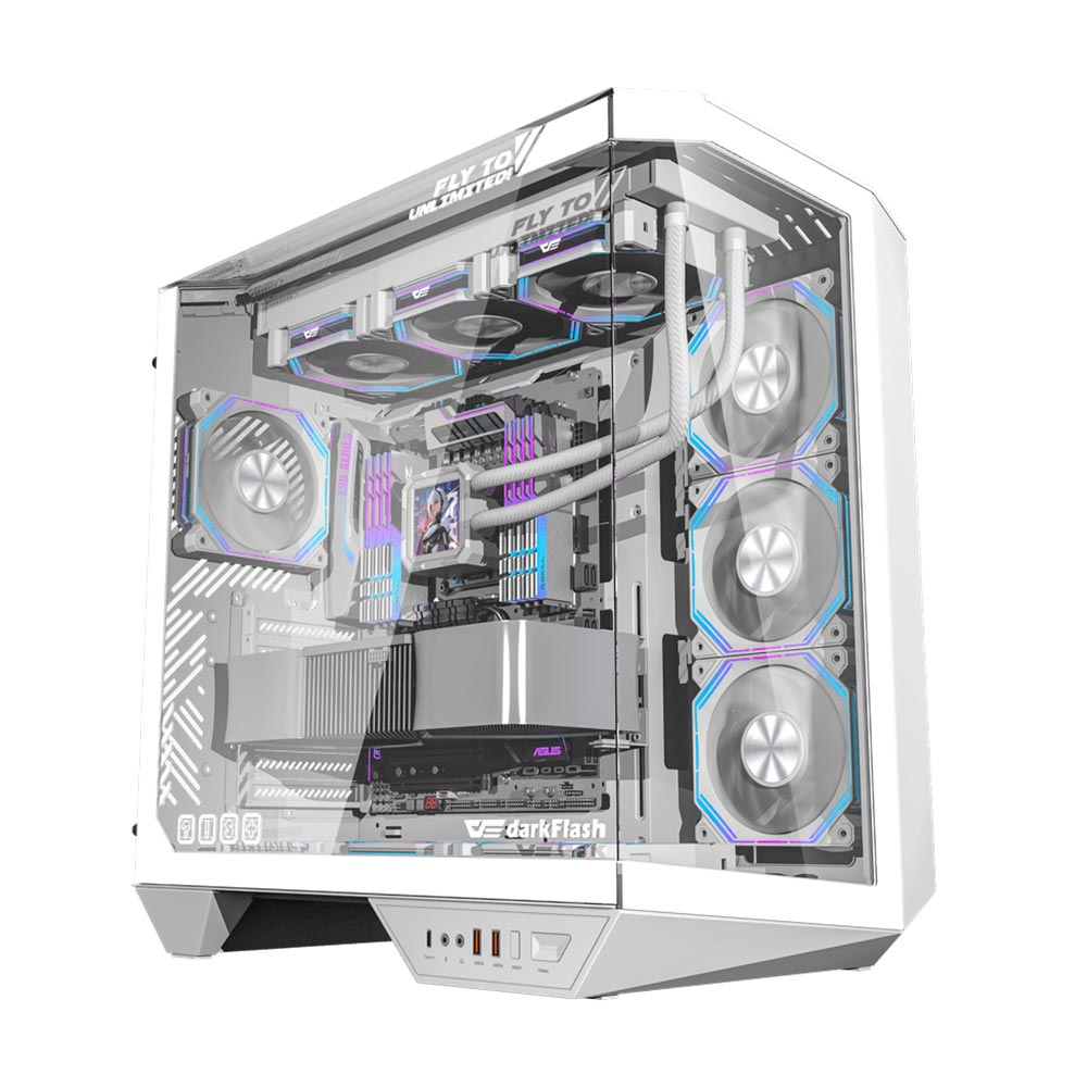 DarkFlash DY470 ATX  wh PC Case