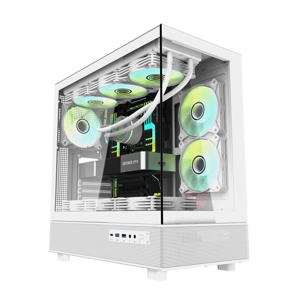 DarkFlash DPX90 WH ATX PC Case