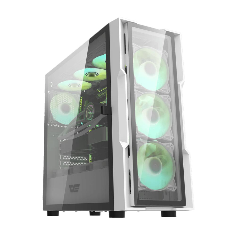 DarkFlash DK431 Glass E-ATX wh PC Case