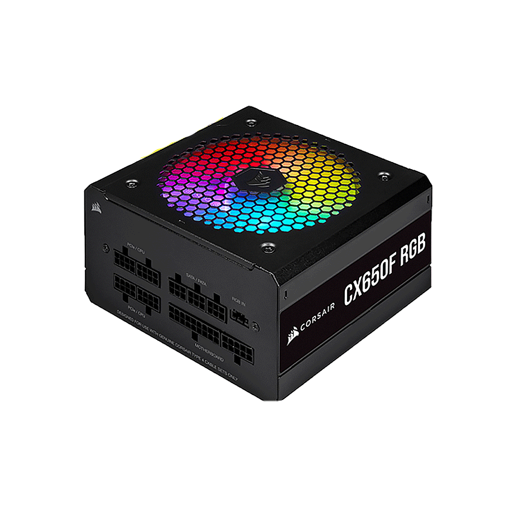 corsair CX650F RGB Black Bronze Fully Modular 650W Power Supply