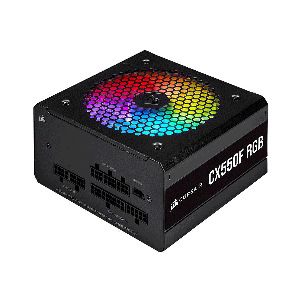 corsair CX550F RGB 550W 80PLUS BRONZE Fully Modular Power Supply