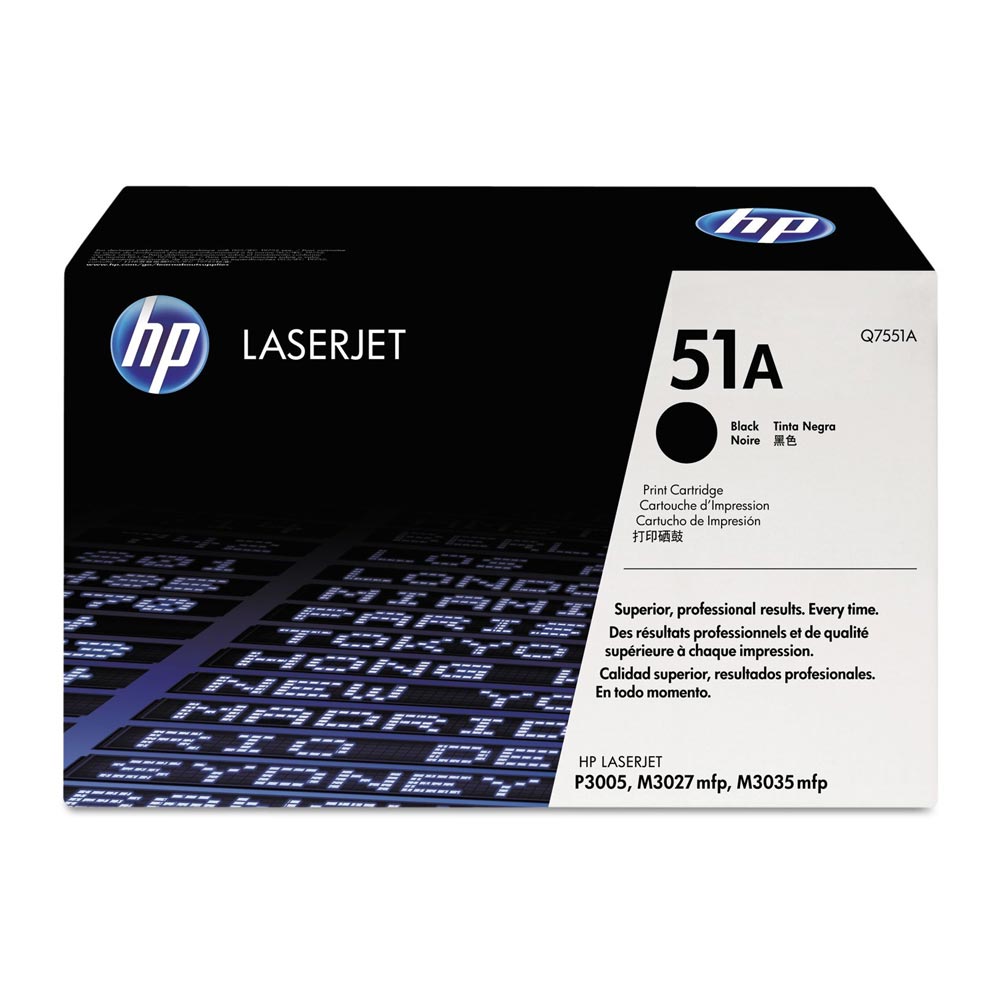 HP 51A Black LaserJet Toner Cartridge