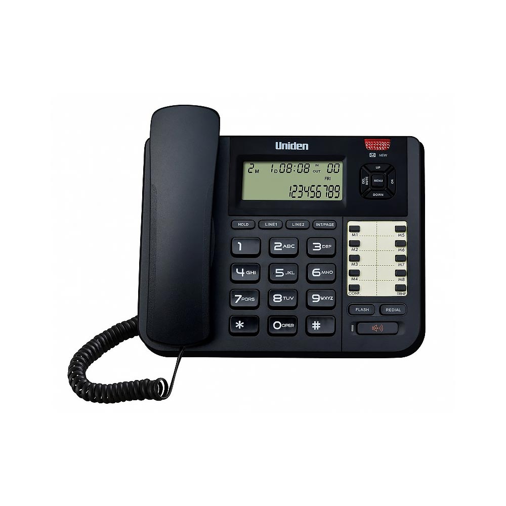 Uniden AT8501 2 Line with Intercom 2CO x 16 Extension System Phone