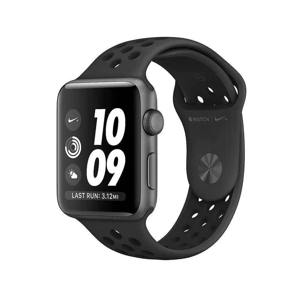 Apple Watch 3 Nike Plus 38mm Space Gray Aluminum Case with Anthracite/Black Nike Sport Band