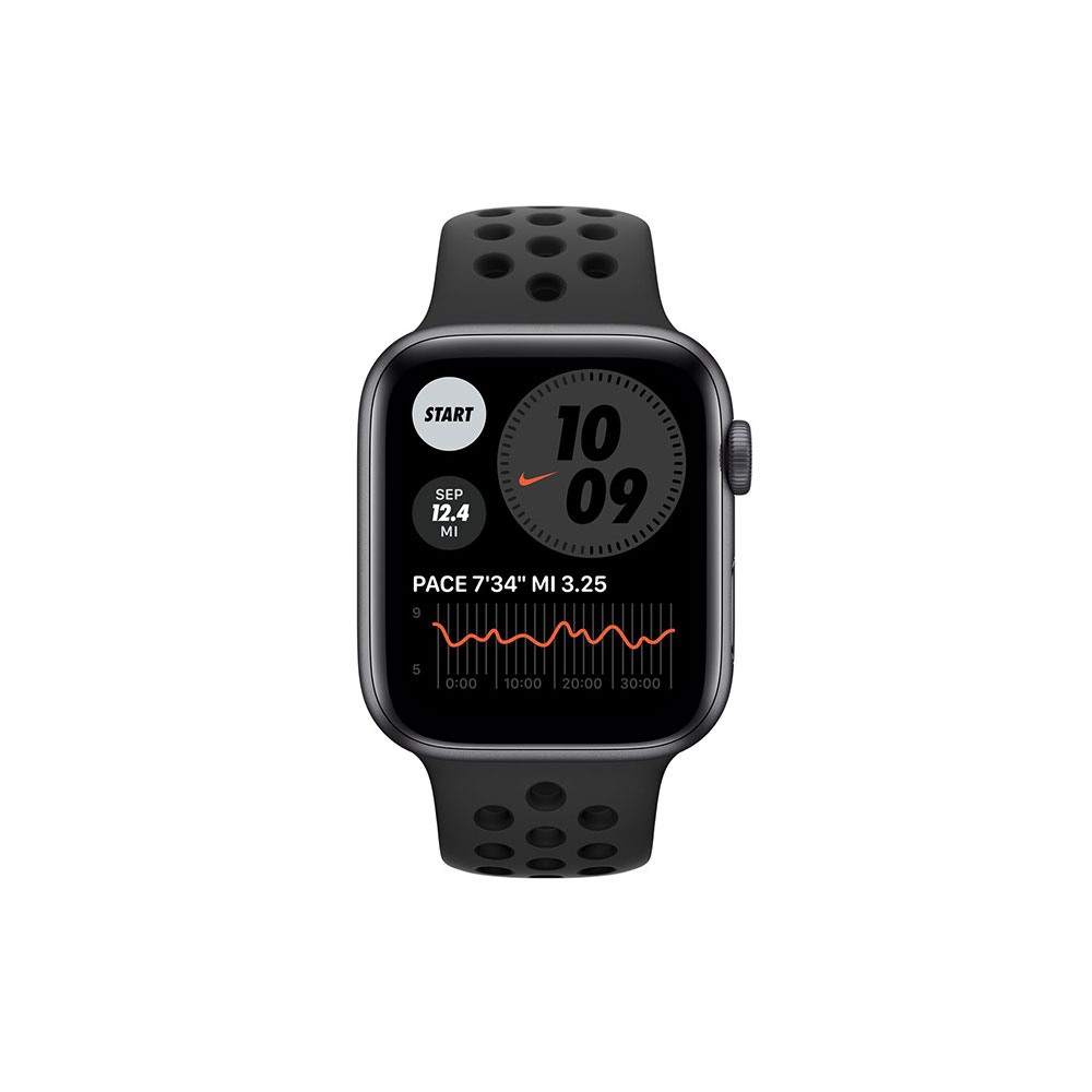 Watch SE GPS 40mm Space Gray Aluminum Case With Anthracite/Black Nike Sport Band