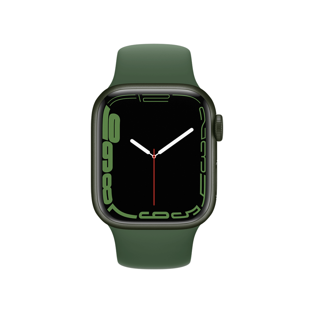 Apple Watch Series 7 GPS 41mm Green Aluminum Case with Sport Band