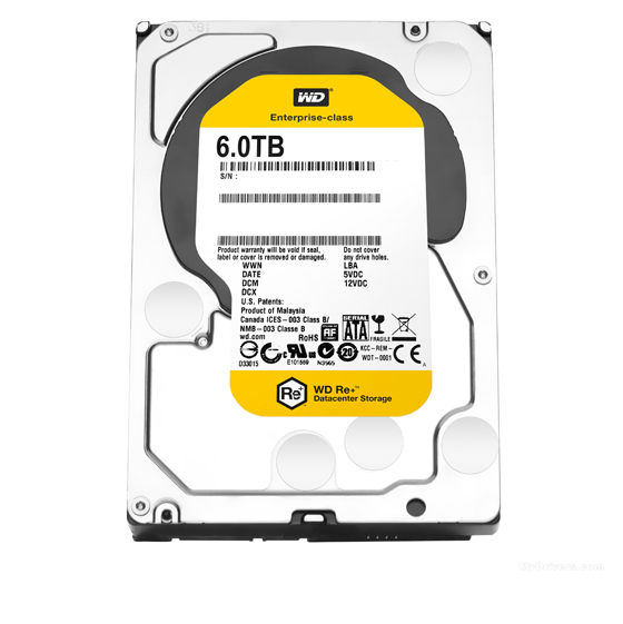 Western Digital RE Edition Enterprise Internal Hard Drive - 6TB