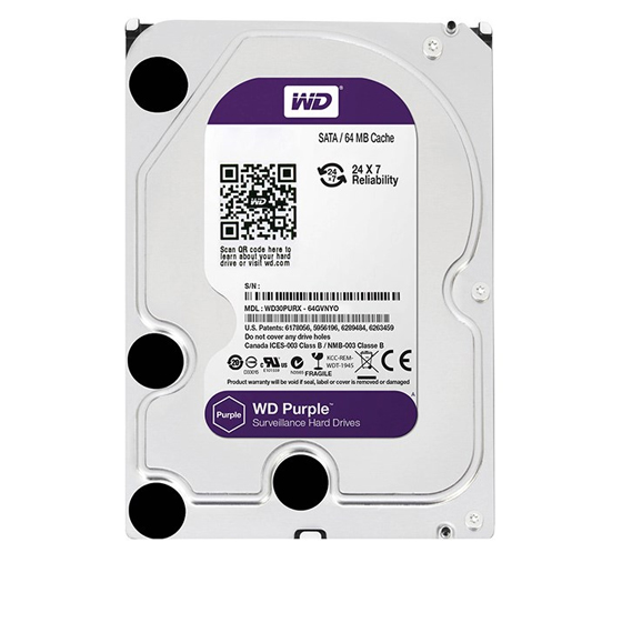 Western Digital Purple Internal Hard Drive - 8TB