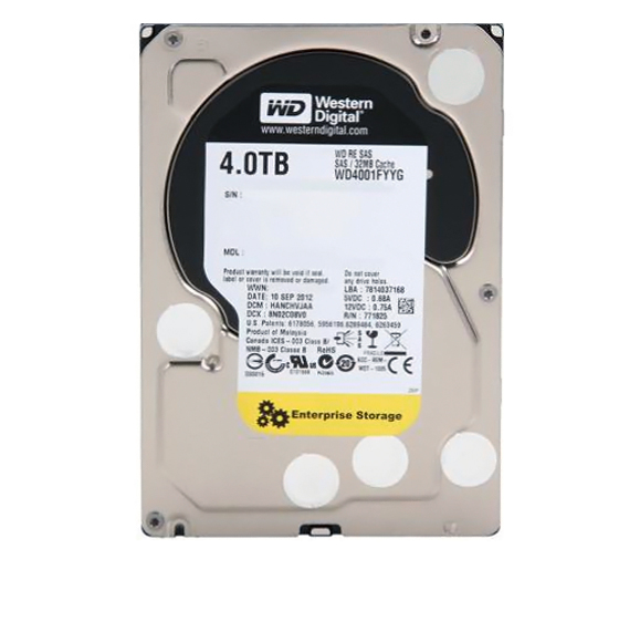 Western Digital RE SAS Internal Hard Drive - 4TB