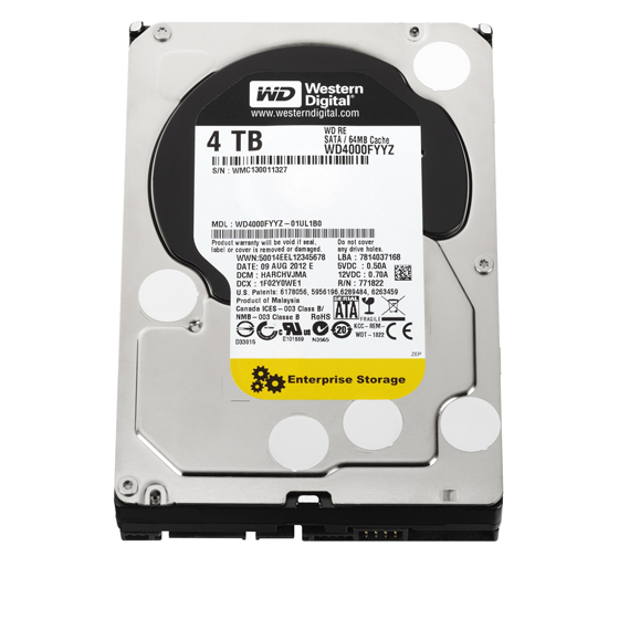 Western Digital RE Edition Enterprise Internal Hard Drive - 4TB