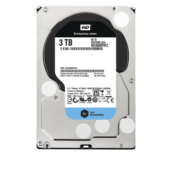 Western Digital SE Edition Datacenter Capacity Internal Hard Drive - 3TB