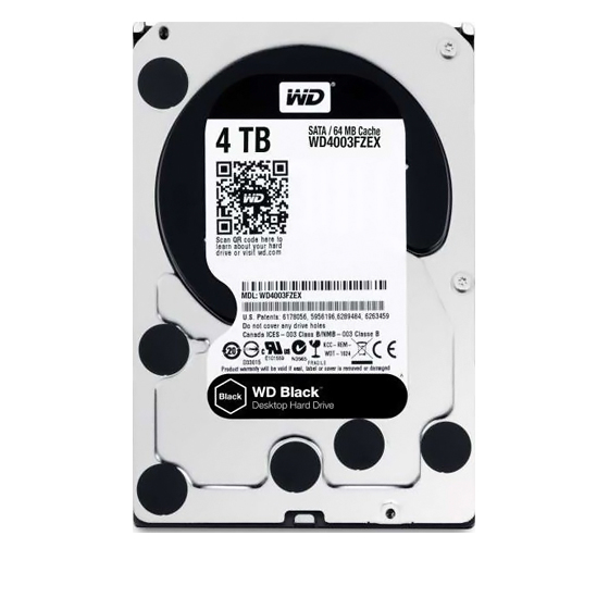 Western Digital Black Internal Hard Drive - 4TB