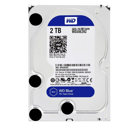 Western Digital Blue Internal Hard Drive - 2TB