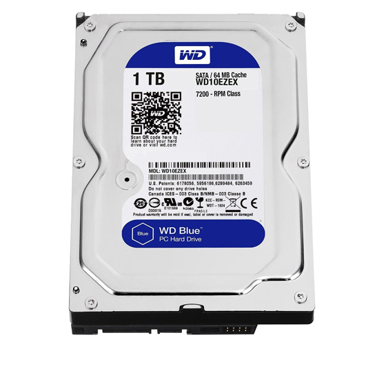 Western Digital Blue Internal Hard Drive - 1TB