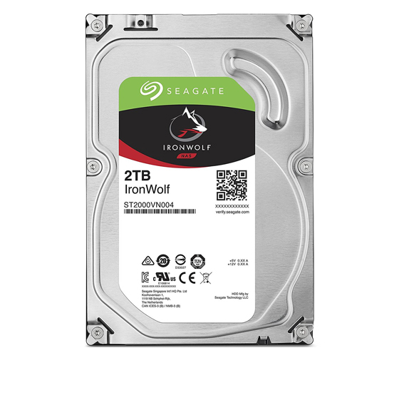 Seagate IronWolf ST2000VN004 Internal Hard Drive - 2TB